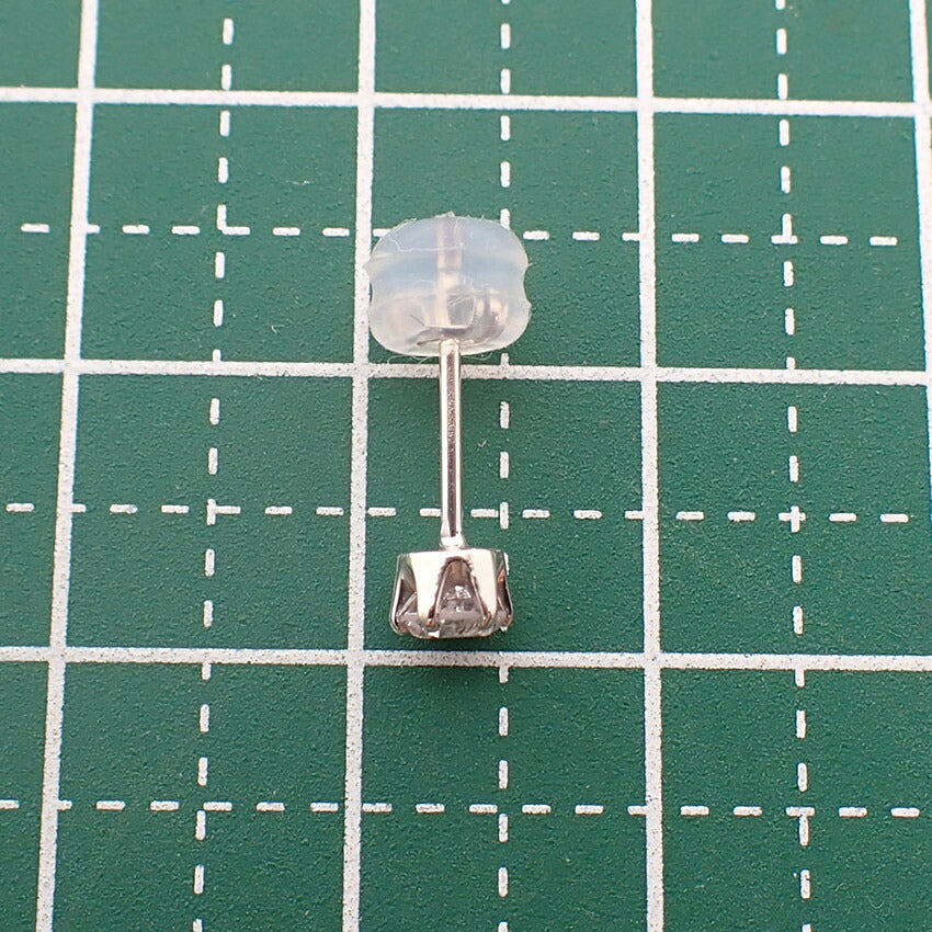 【新品】Pt900  ピンクダイヤモンド 0.188  I-2 片耳 ピアス/j325-5