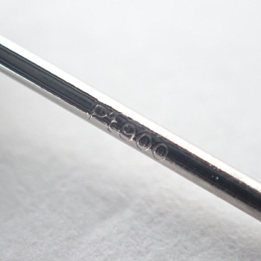 【新品】Pt900 ダイヤモンド 0.536 E VS-1 VG 中央宝石研究所ソーティング付き 片耳 ピアス/j325-7