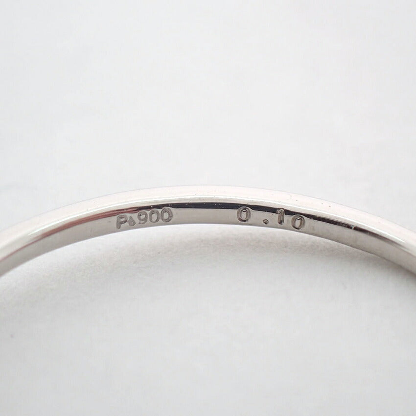 【中古】Pt900 ダイヤモンド リング /12号/j326-1