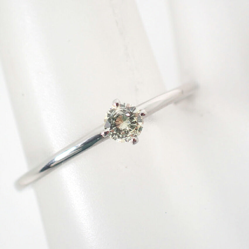 【中古】Pt900 ダイヤモンド リング /12号/j326-1