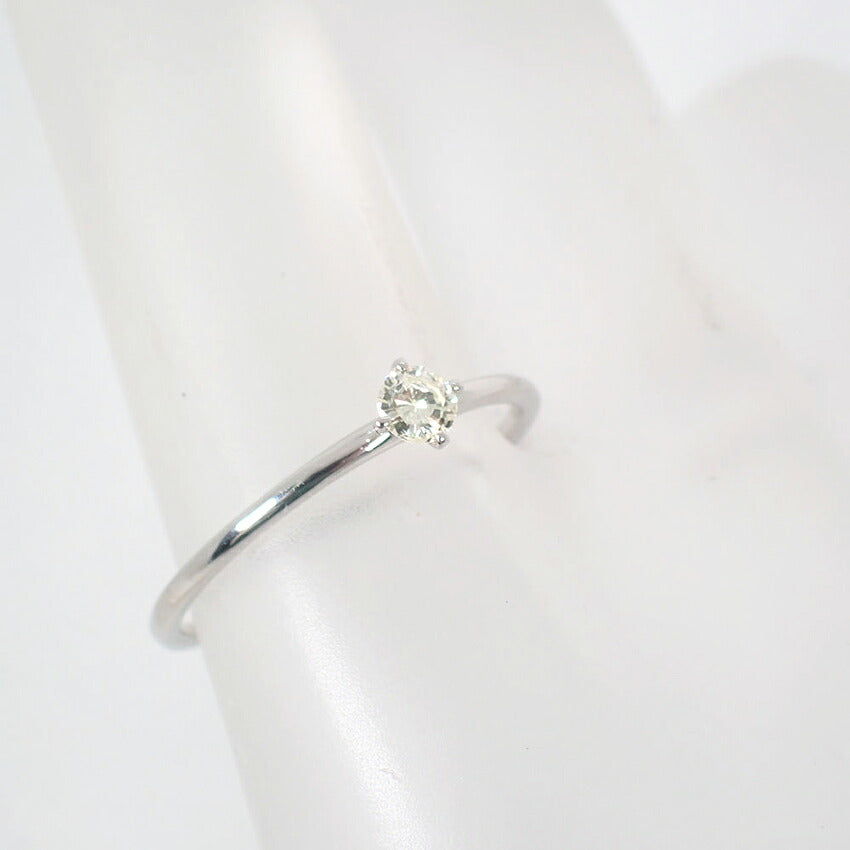 【中古】Pt900 ダイヤモンド リング /12号/j326-1