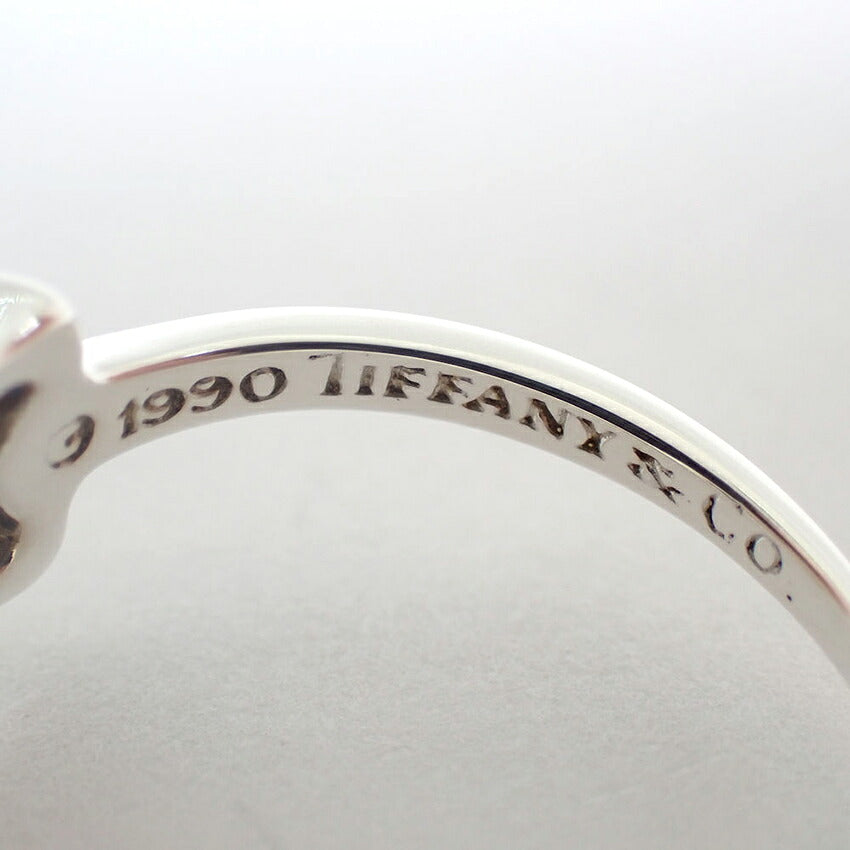 【中古】TIFFANY/ティファニー 925/750 ハート＆スター  リング /15号/j327-3