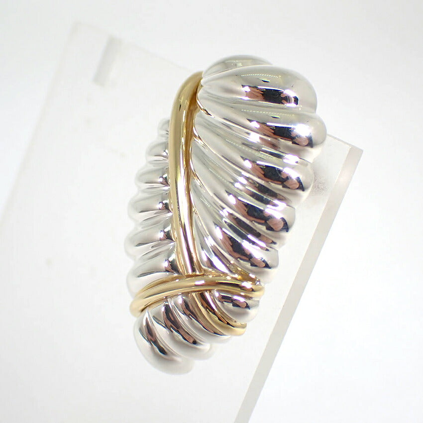 【中古】TIFFANY/ティファニー 925/750  リーフイヤリング片耳/j327-4