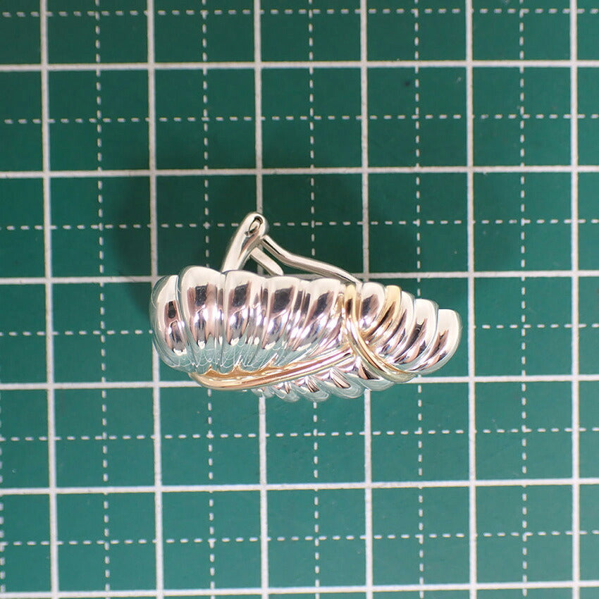 【中古】TIFFANY/ティファニー 925/750  リーフイヤリング片耳/j327-4
