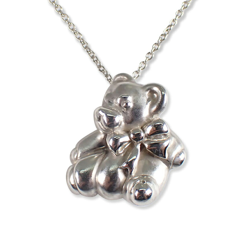 【中古】TIFFANY/ティファニー 925 ベア ペンダント/ネックレス/j327-6
