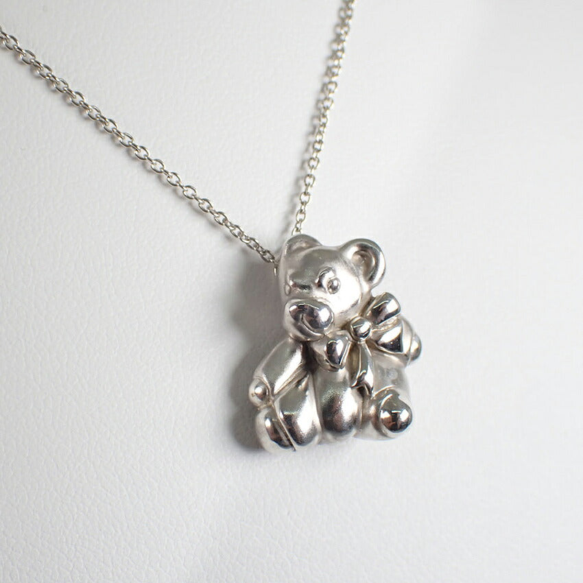 【中古】TIFFANY/ティファニー 925 ベア ペンダント/ネックレス/j327-6