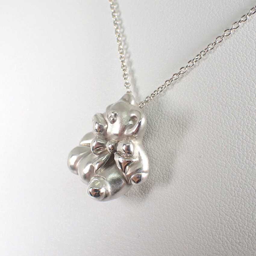 【中古】TIFFANY/ティファニー 925 ベア ペンダント/ネックレス/j327-6