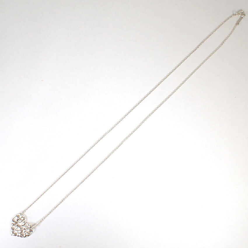 【中古】TIFFANY/ティファニー 925 オリーブリーフ ハート ペンダント/ネックレス/j327-8