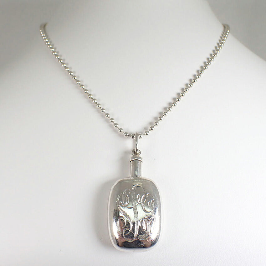 【中古】TIFFANY/ティファニー 925 ヴィンテージ  ボトル ロング ペンダント/ネックレス/j327-9