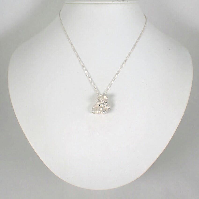 【中古】TIFFANY/ティファニー 925 ベア ペンダント/ネックレス/j328-1