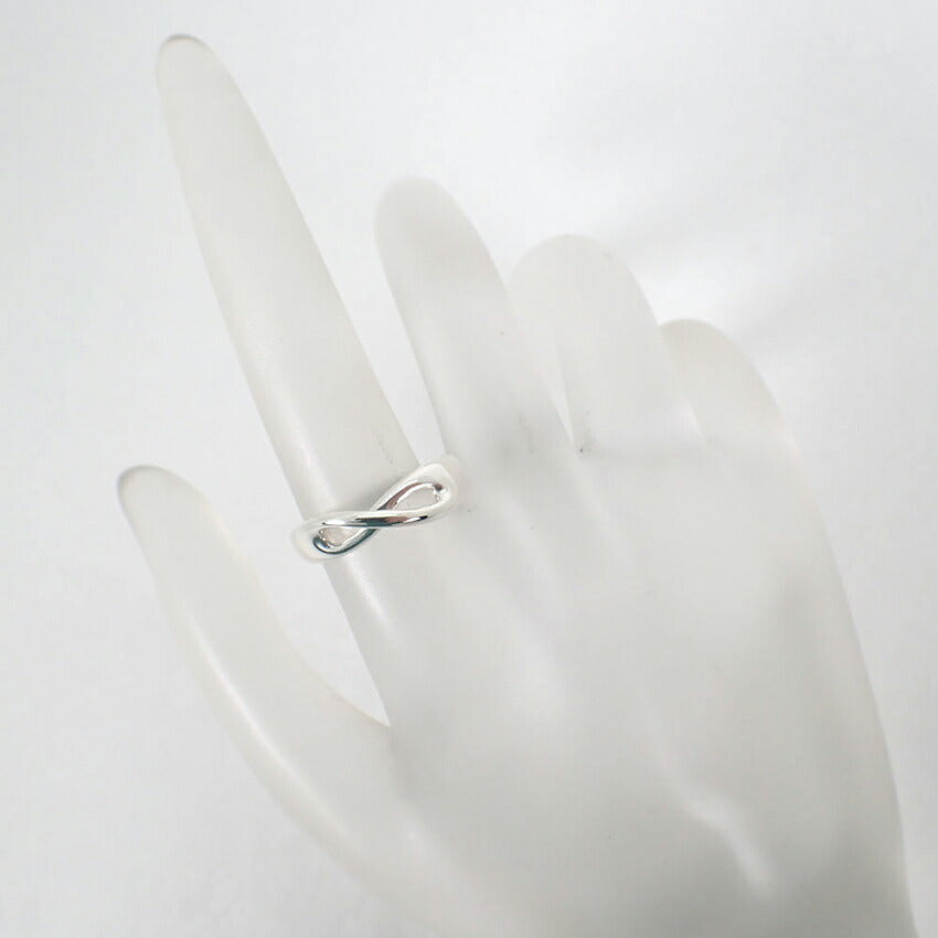【中古】TIFFANY/ティファニー 925 ウェーブ リング /10号/j328-4