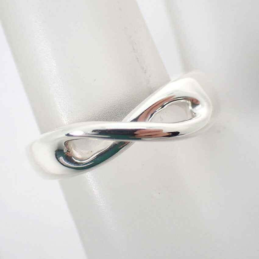 【中古】TIFFANY/ティファニー 925 ウェーブ リング /10号/j328-4