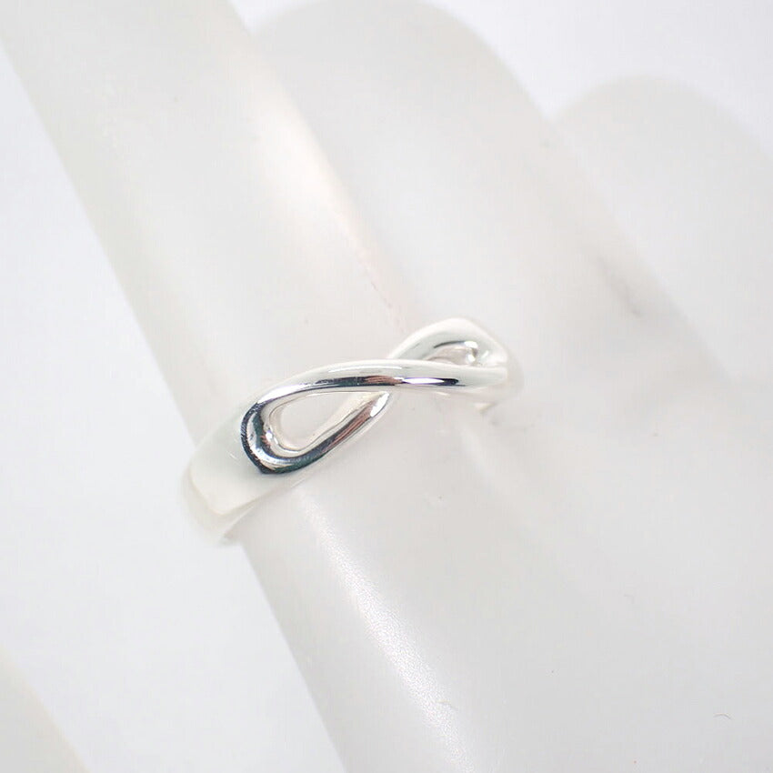 【中古】TIFFANY/ティファニー 925 ウェーブ リング /10号/j328-4