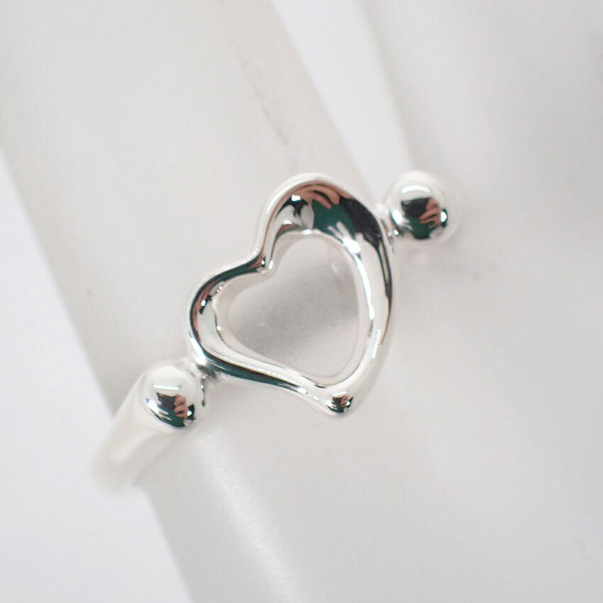 【中古】TIFFANY/ティファニー 925 オープンハート リング /11号/j328-8