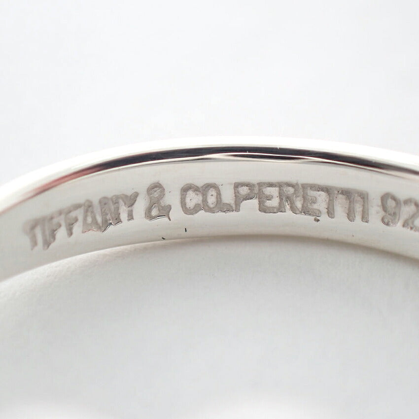【中古】TIFFANY/ティファニー 925 オープンハート リング /11号/j328-8