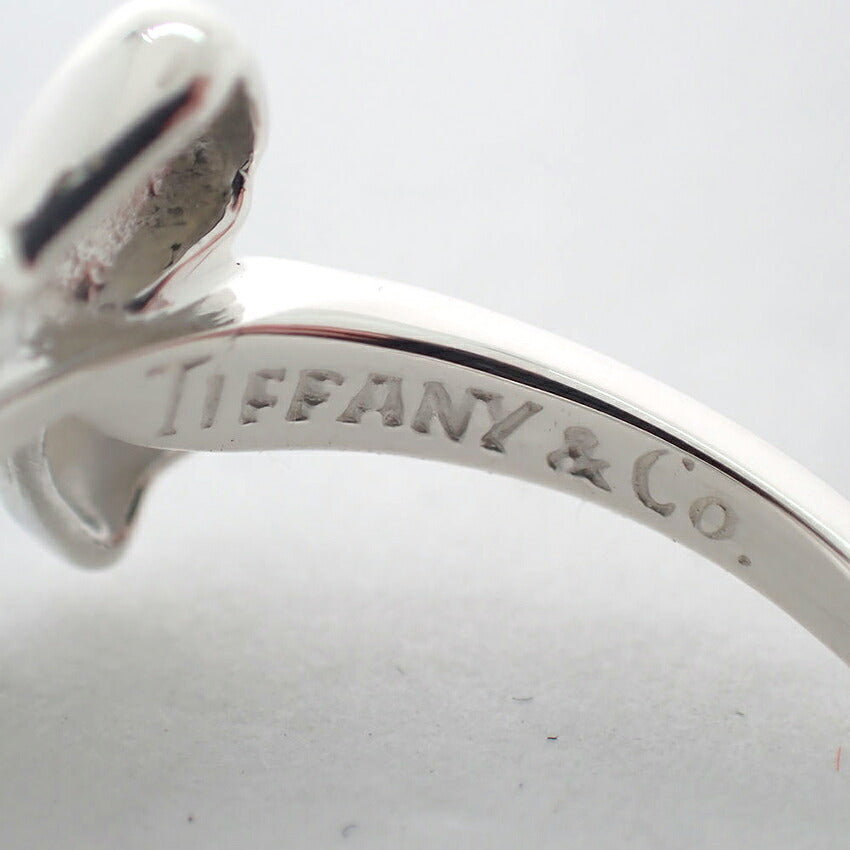 【中古】TIFFANY/ティファニー 925 リボン  リング/10号/j329-10