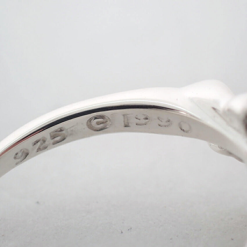 【中古】TIFFANY/ティファニー 925 リボン  リング/10号/j329-10