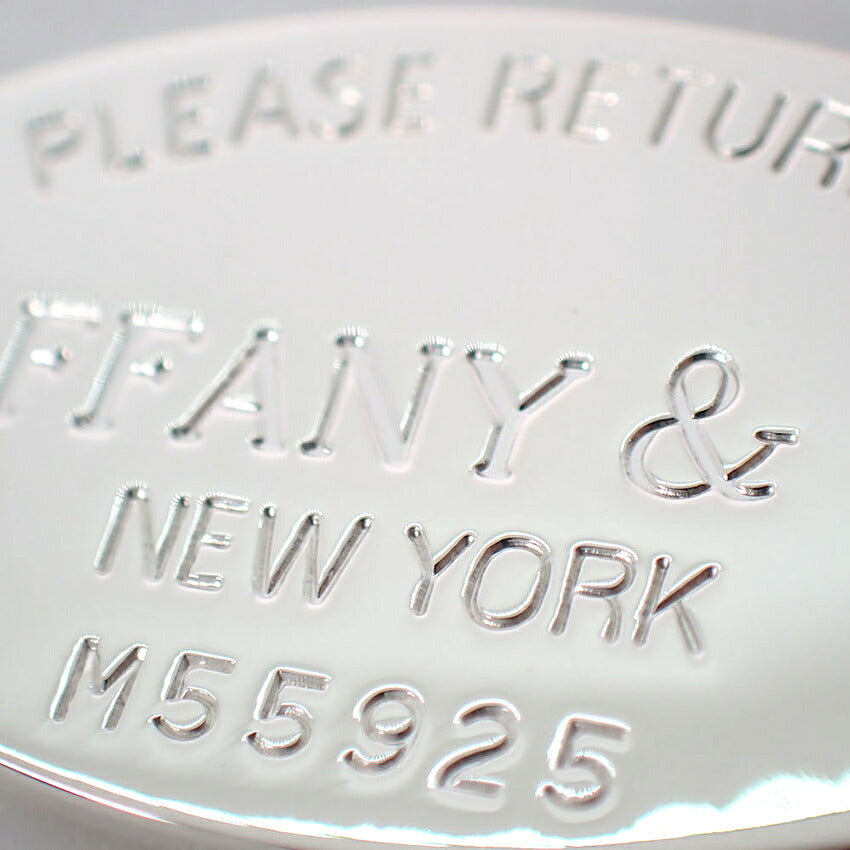【中古】TIFFANY/ティファニー 925 リターントゥティファニー オーバルタグ ロング ペンダント/j329-4