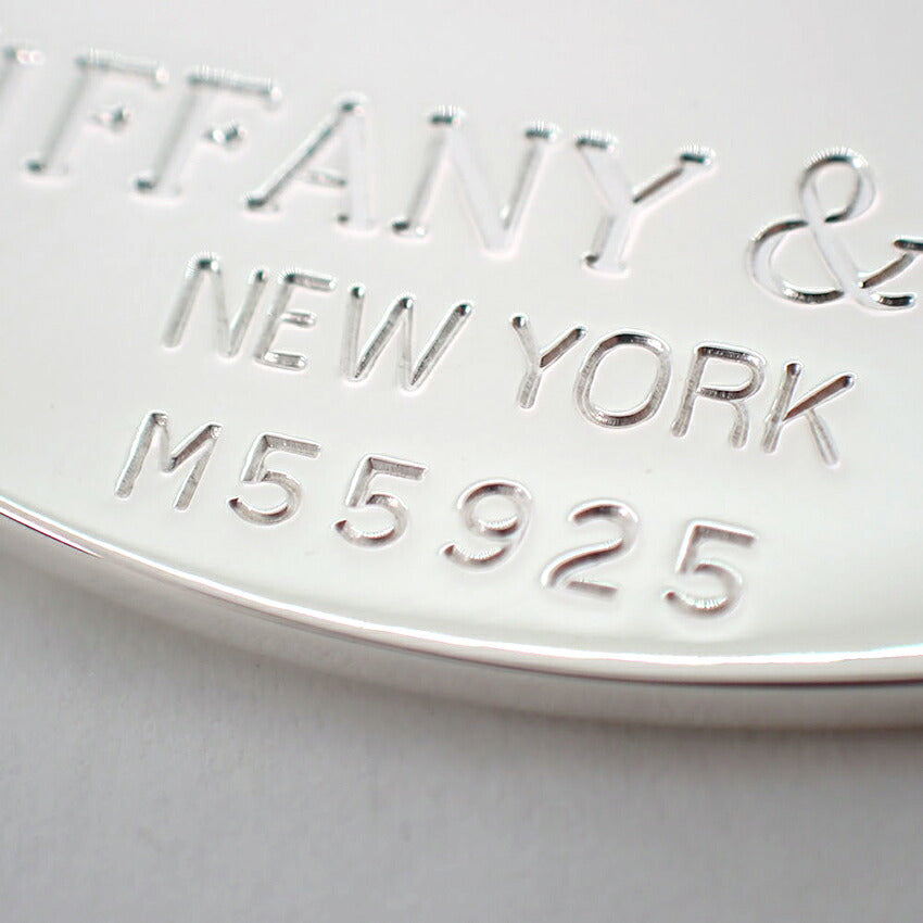 【中古】TIFFANY/ティファニー 925 リターントゥティファニー オーバルタグ ロング ペンダント/j329-4