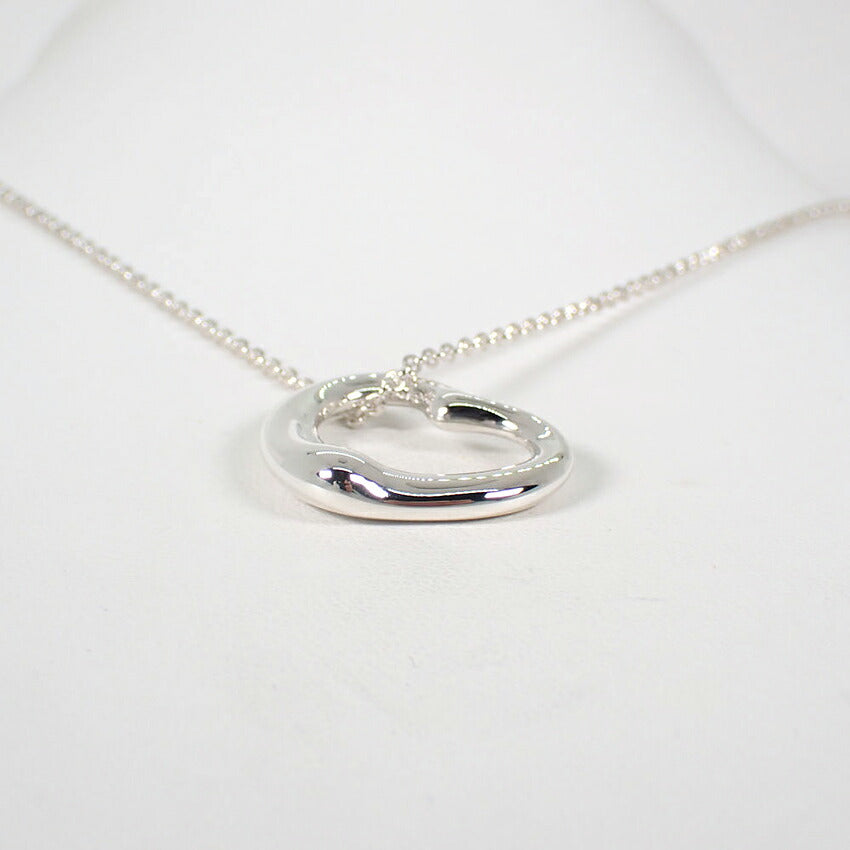 【中古】TIFFANY/ティファニー 925 オープンハート ペンダント/ネックレス/j329-5
