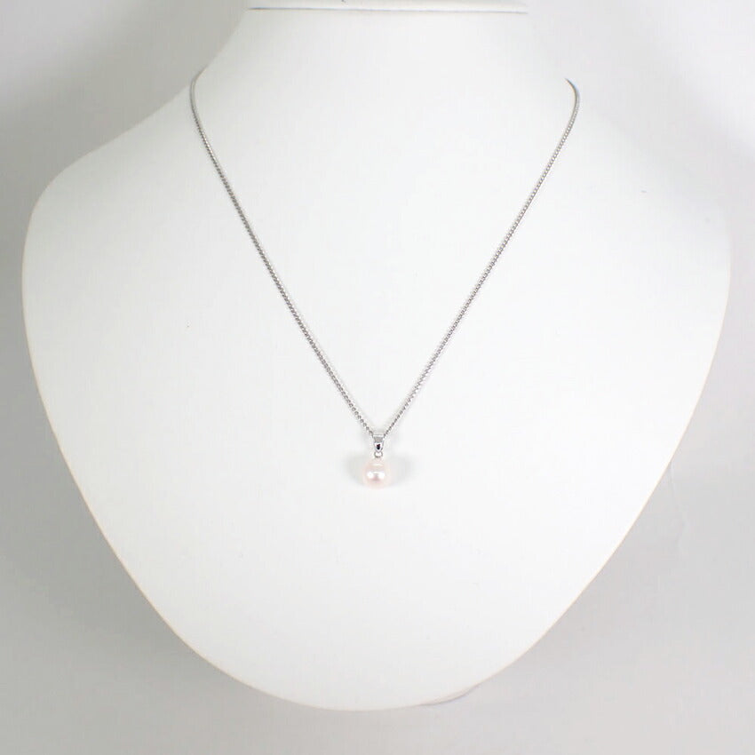 【中古】MIKIMOTO/ミキモト Pt850 アコヤ真珠 7.5ｍｍ ペンダント/ネックレス/j33-13
