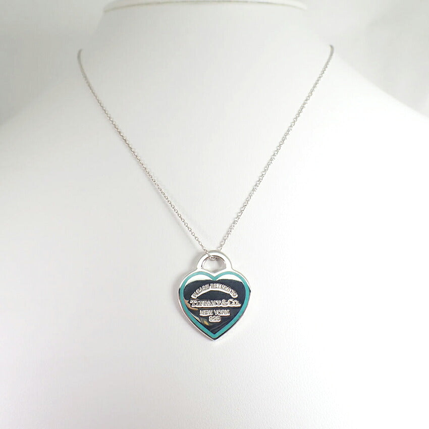 【中古】TIFFANY/ティファニー 925 リターントゥティファニー ブルー ペンダント/j330-10