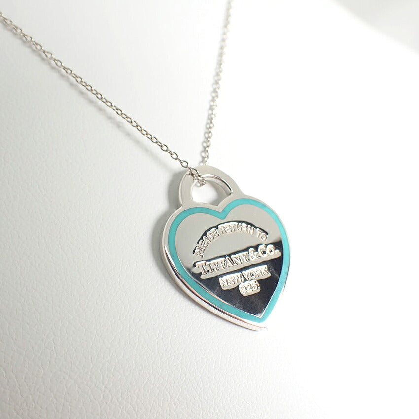 【中古】TIFFANY/ティファニー 925 リターントゥティファニー ブルー ペンダント/j330-10