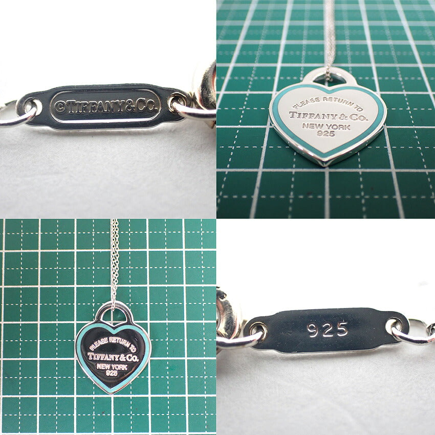 【中古】TIFFANY/ティファニー 925 リターントゥティファニー ブルー ペンダント/j330-10