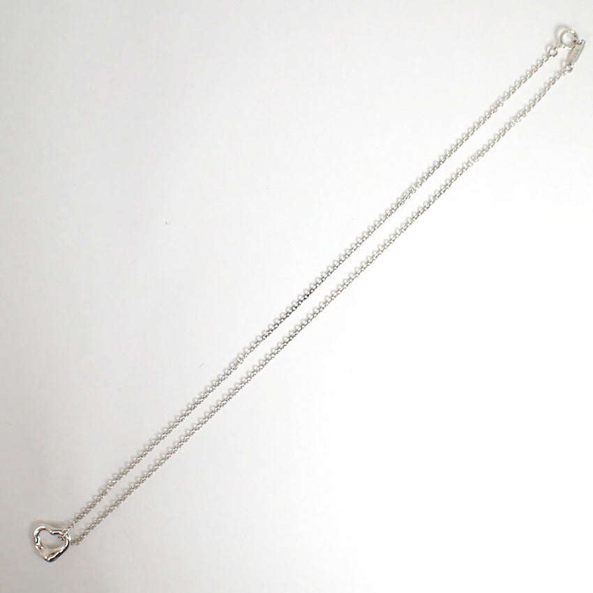 【中古】TIFFANY/ティファニー 925 オープンハート ペンダント/ネックレス/j330-1