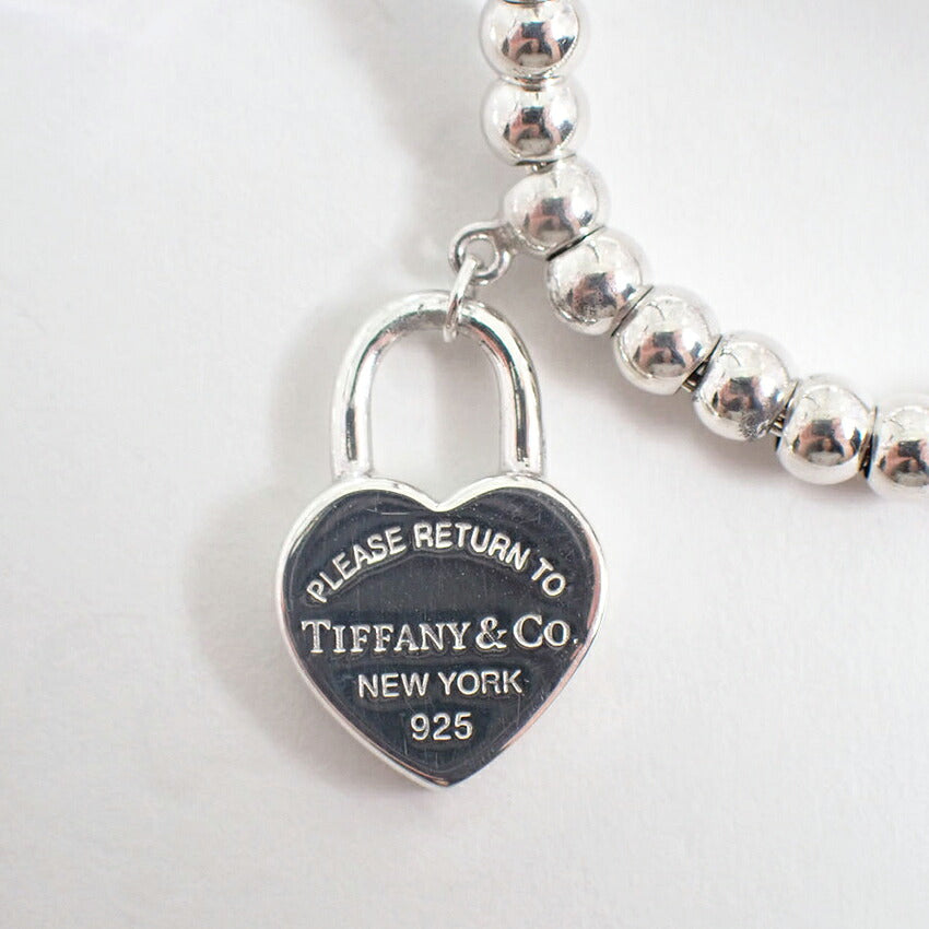 【中古】TIFFANY/ティファニー 925 リターントゥ ボールチェーン ブレスレット/j330-3