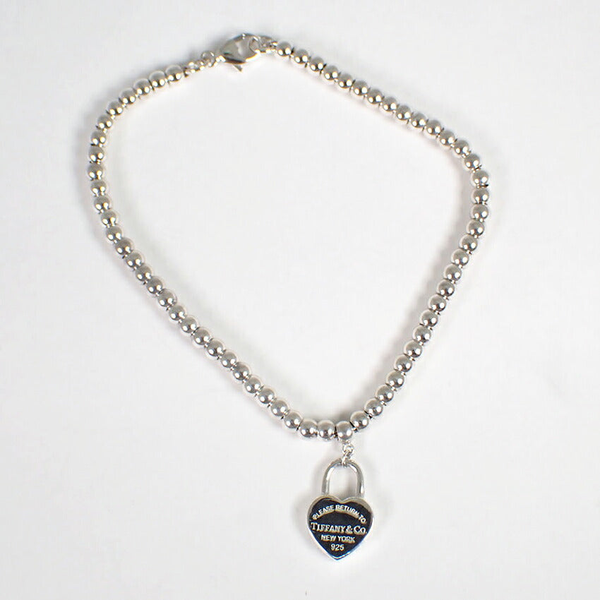 【中古】TIFFANY/ティファニー 925 リターントゥ ボールチェーン ブレスレット/j330-3