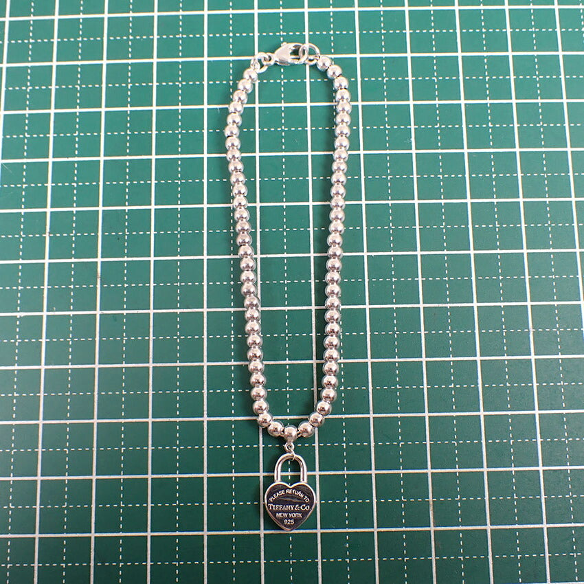 【中古】TIFFANY/ティファニー 925 リターントゥ ボールチェーン ブレスレット/j330-3