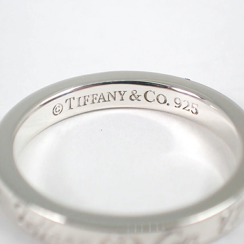 【中古】TIFFANY/ティファニー 925 ノーツ ナロー リング /11.5号/j330-4