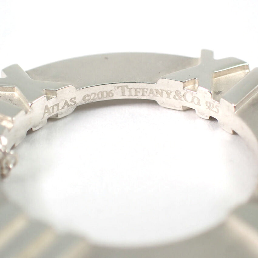 【中古】TIFFANY/ティファニー 925 オープンアトラス サークル ペンダント/ネックレス/j330-6