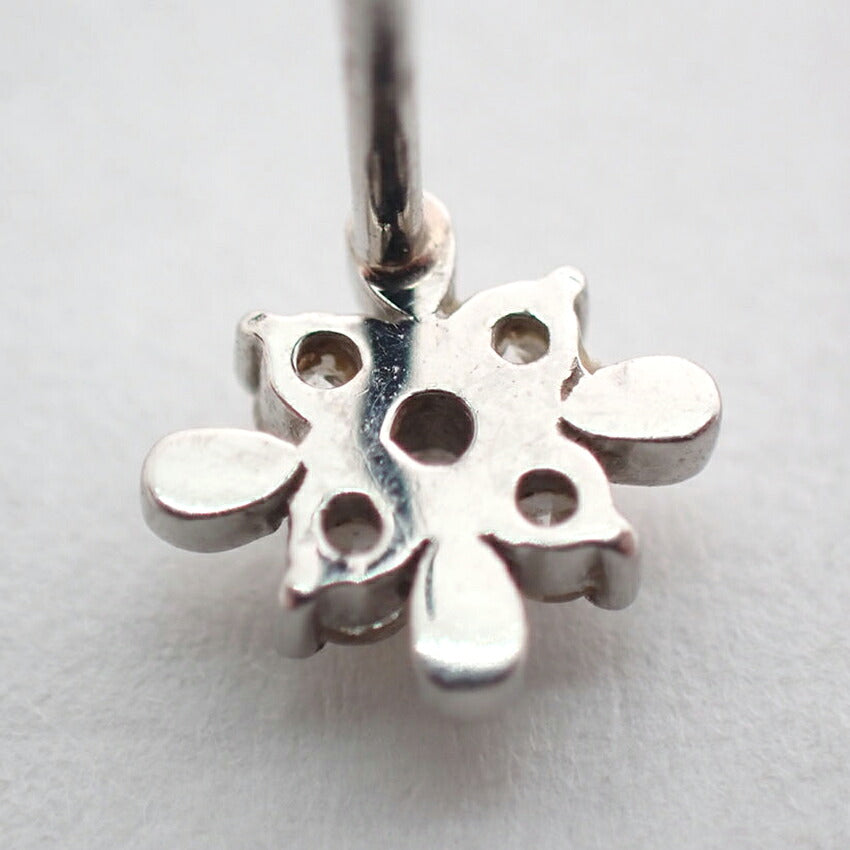 【中古】Pt950 ダイヤモンド/0.05ｘ0.05 スタッド ピアス/j331-4