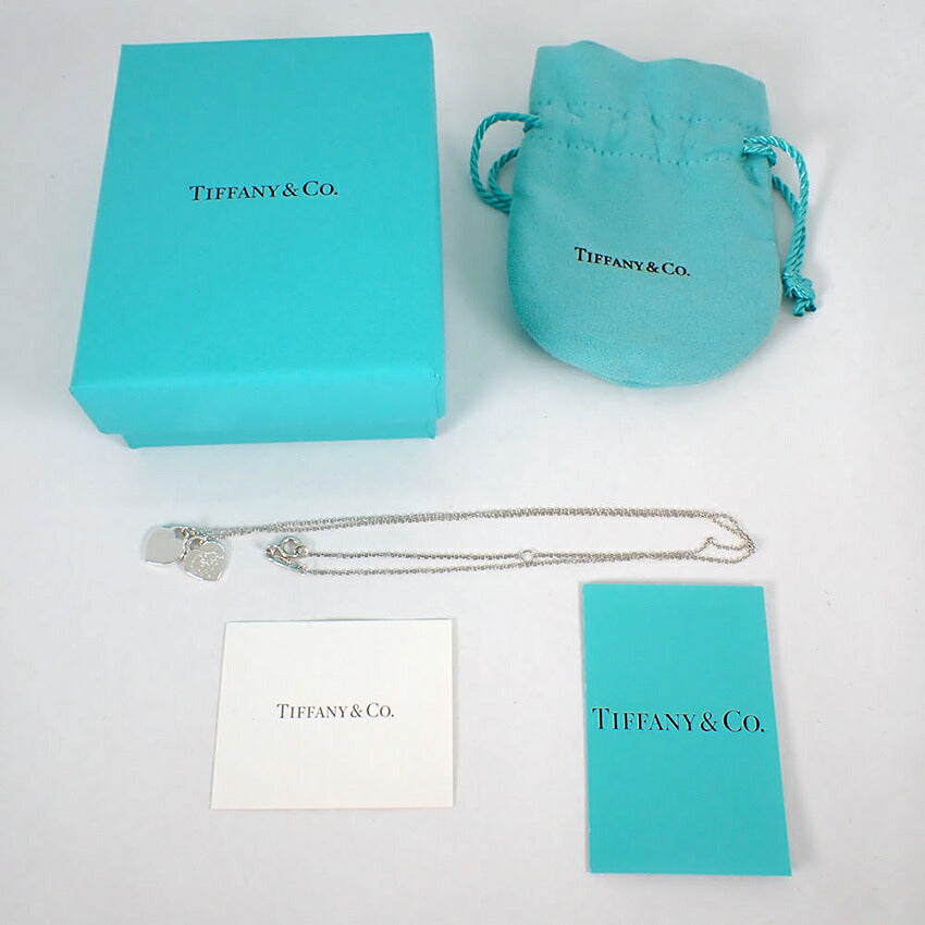 【中古】TIFFANY/ティファニー 925 リターントゥティファニー ダイヤ/1pc ダブルハート ペンダント/j332-10