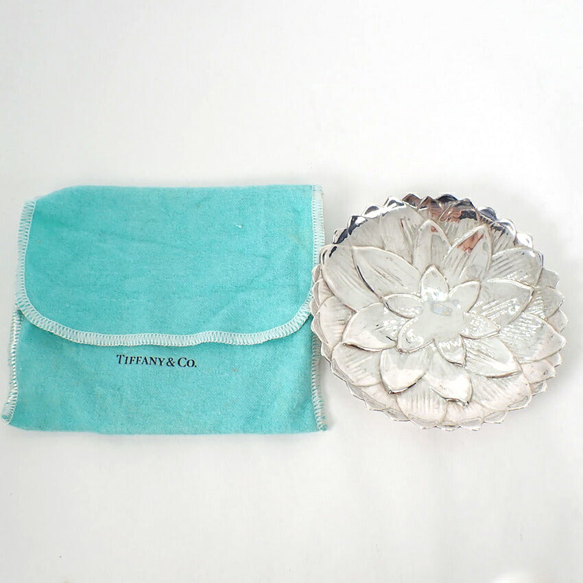 【中古】TIFFANY/ティファニー 925 ロータス ディッシュ/j332-3