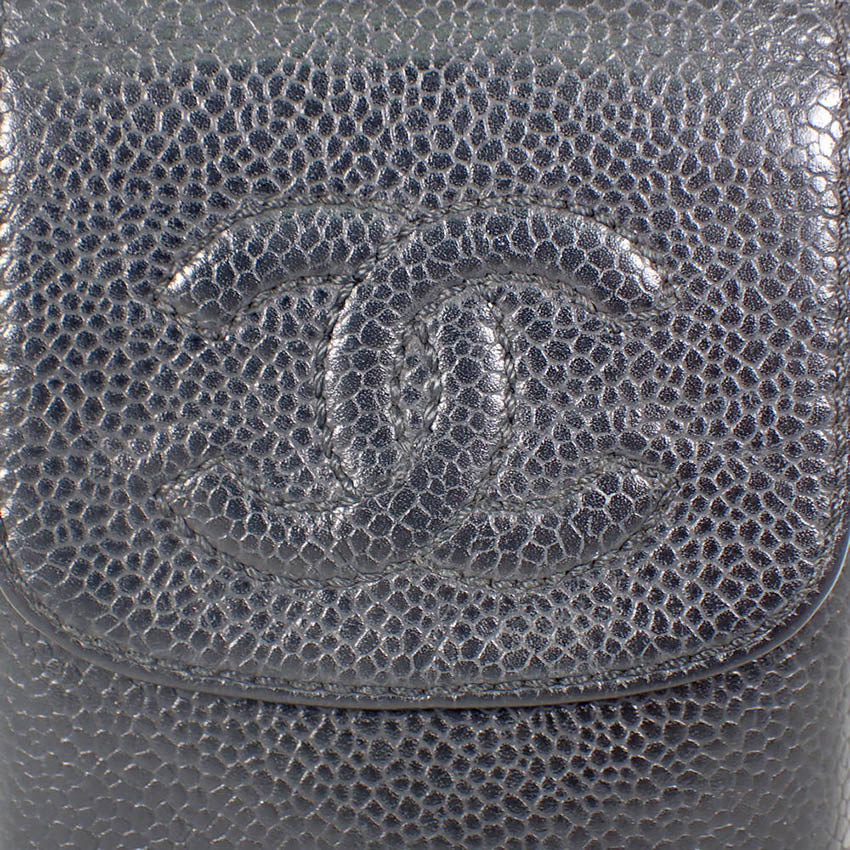 【中古】CHANEL/シャネル キャビアスキン 6番台 シガレットケース/j332-4