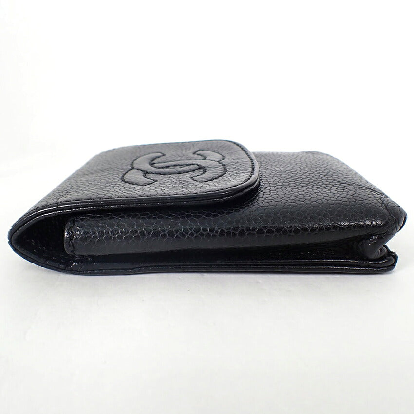 【中古】CHANEL/シャネル キャビアスキン 6番台 シガレットケース/j332-4