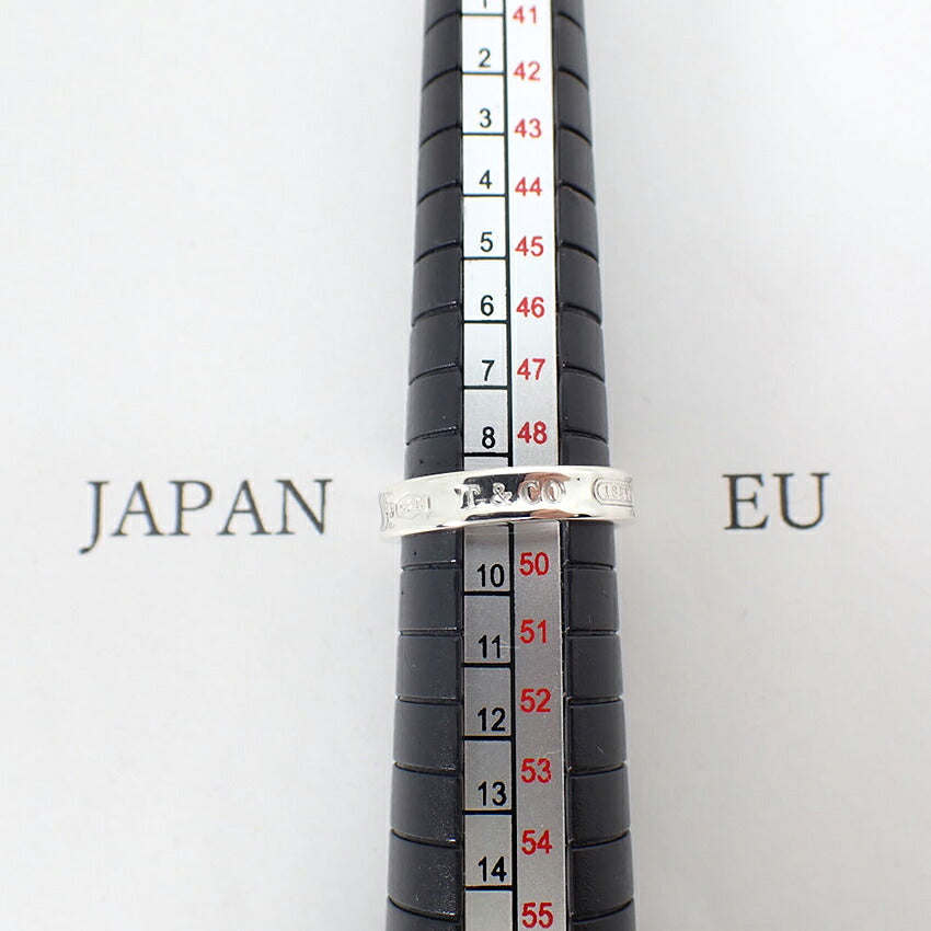 【中古】TIFFANY/ティファニー 925 1837 ナロー リング /9号/j332-5