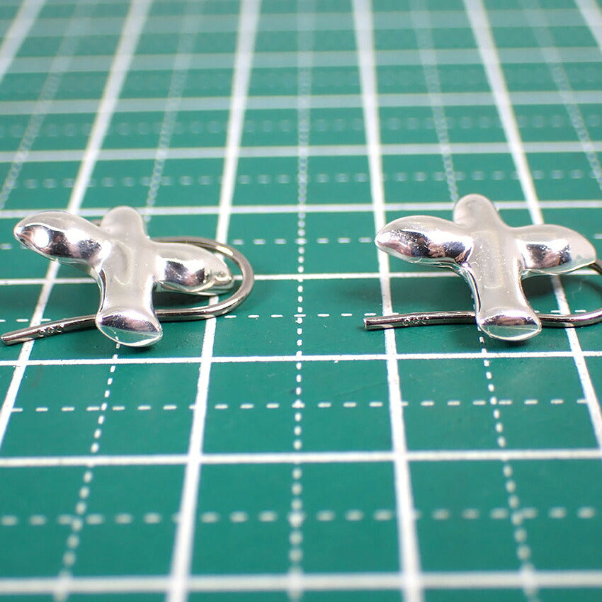 【中古】TIFFANY/ティファニー 925/585 PERETTI バード クロス ピアス/j333-3