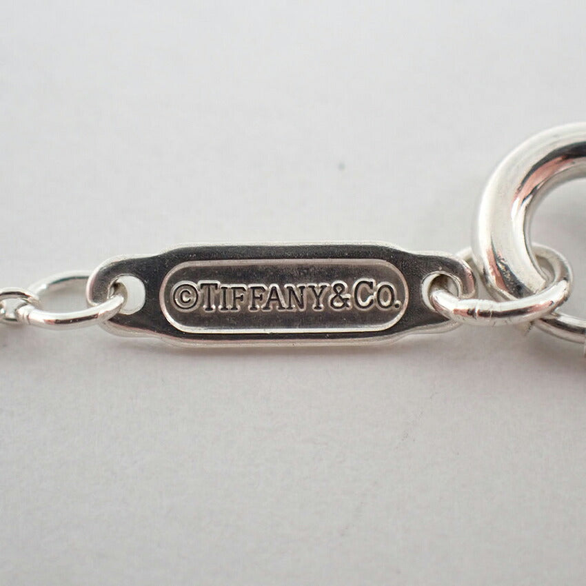 【中古】TIFFANY/ティファニー 925 ハートキー ブルー ペンダント/ネックレス/j333-7