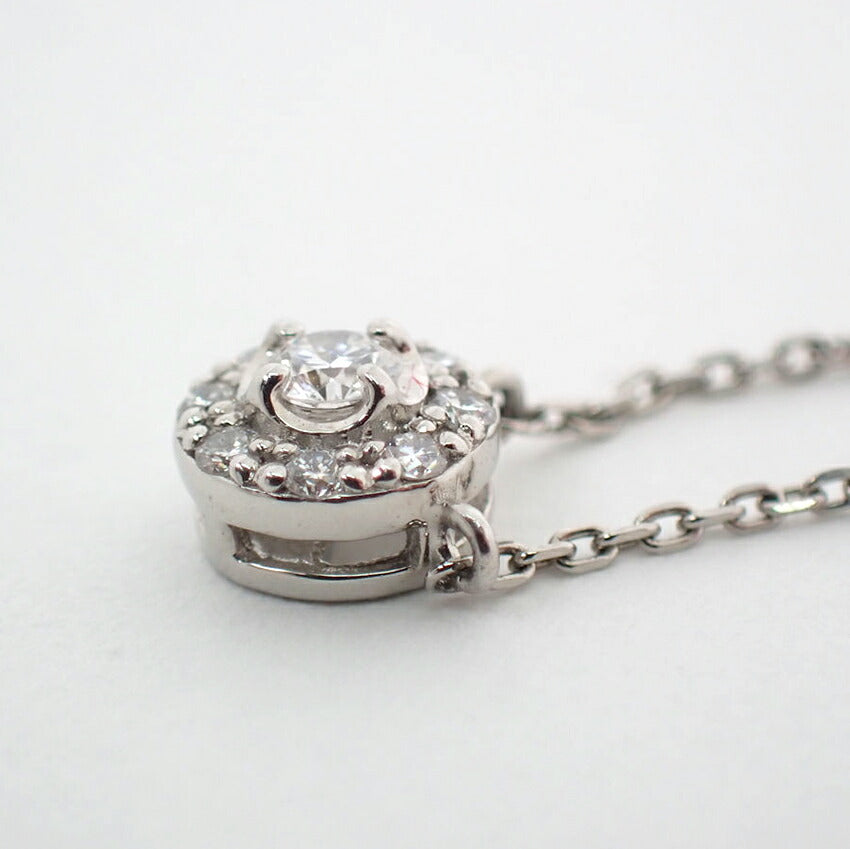 【中古】VENDOME/ヴァンドーム Pt950/Pt850 ダイヤモンド ネックレス/j34-6