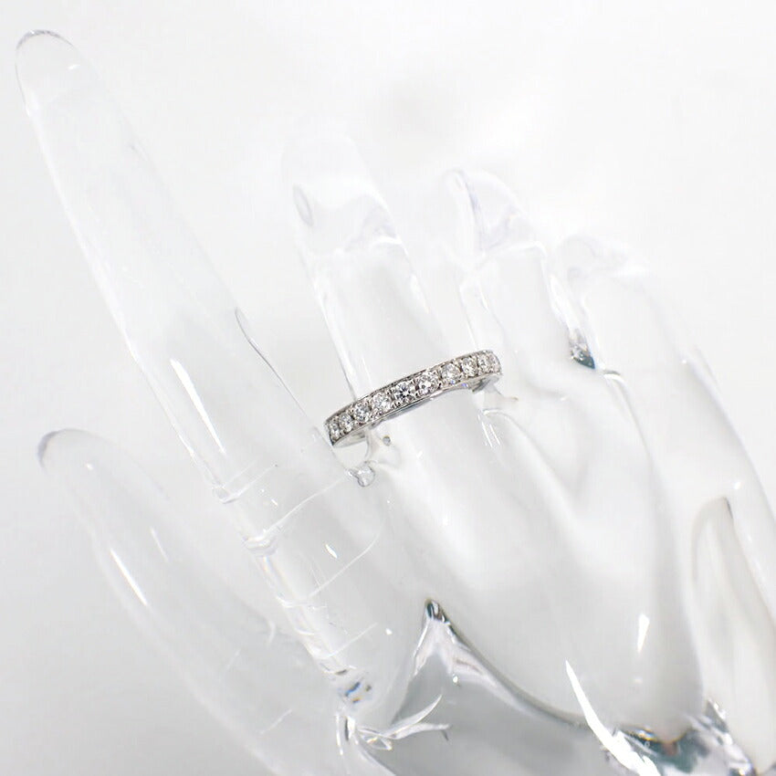 【中古】4℃ Pt950 ダイヤモンド リング /11号/j36-8