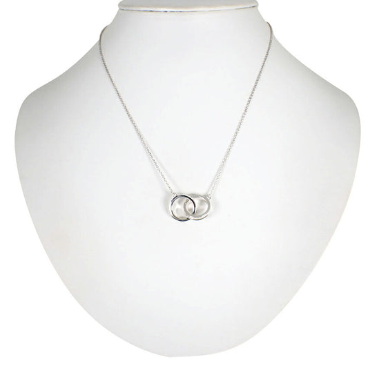 【中古】TIFFANY/ティファニー 925 1837 インターロッキング サークル ネックレス/j37-9