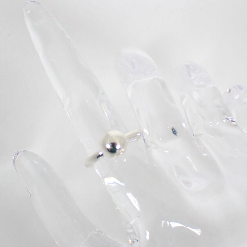 【中古】TIFFANY/ティファニー 925 ボールダングル リング /9号/j38-10
