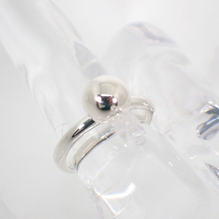【中古】TIFFANY/ティファニー 925 ボールダングル リング /9号/j38-10
