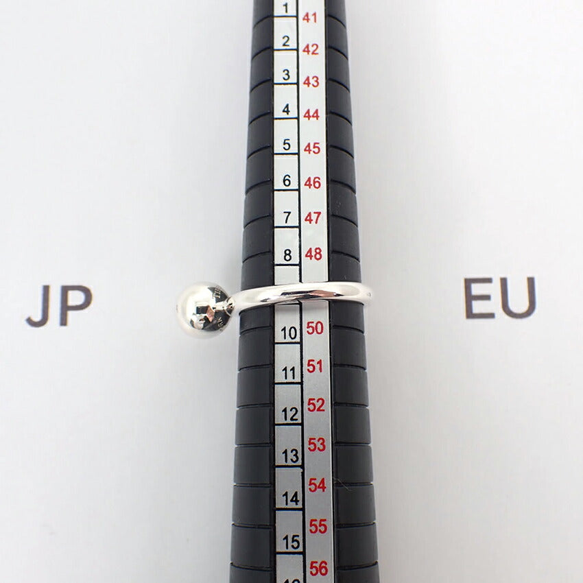 【中古】TIFFANY/ティファニー 925 ボールダングル リング /9号/j38-10