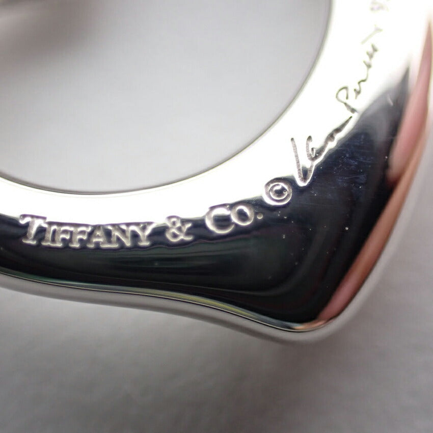 【中古】TIFFANY/ティファニー 925 オープンハート ペンダント/ネックレス/j38-8