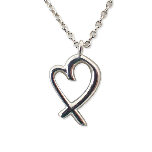 【中古】TIFFANY/ティファニー 925 ラビングハート ペンダント/ネックレス/j39-8